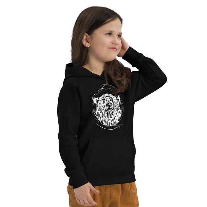 Unisex Polar Bear Gold Star Hoodie - Youth/Toddler
