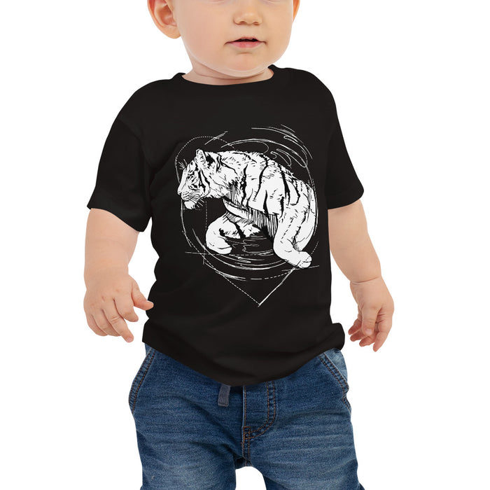Unisex Tiger Silver Star T-Shirt - Baby