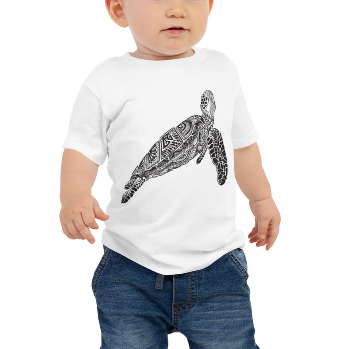 Unisex Turtle Silver Star T-Shirt - Baby
