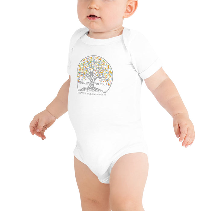 The Mallorn Project® Colour Logo Unisex Silver Star Onesie - Baby