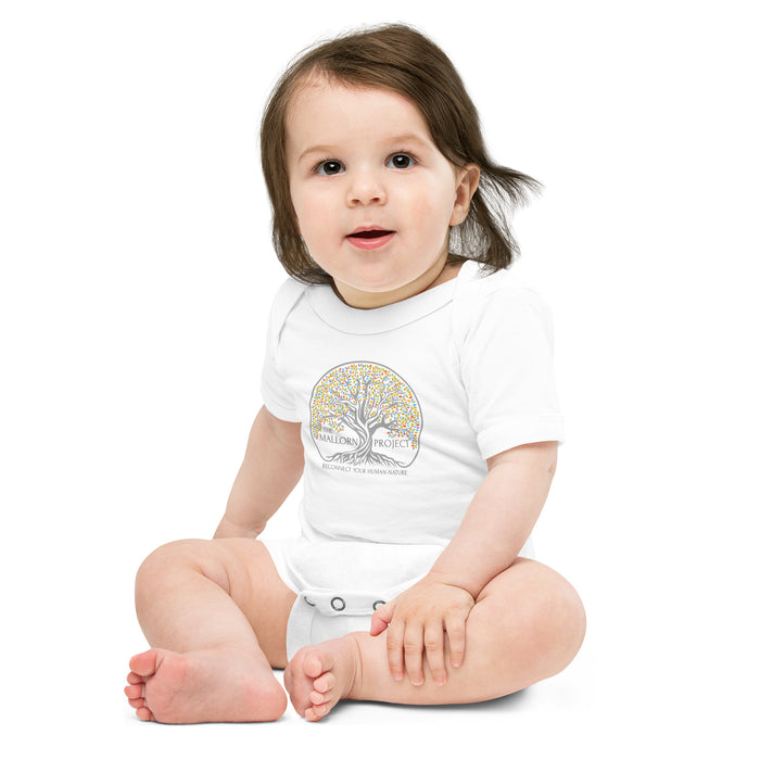The Mallorn Project® Colour Logo Unisex Silver Star Onesie - Baby