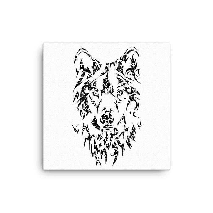 Wolf Bronze Canvas