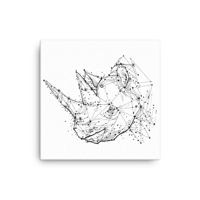 Rhino Bronze Star Canvas