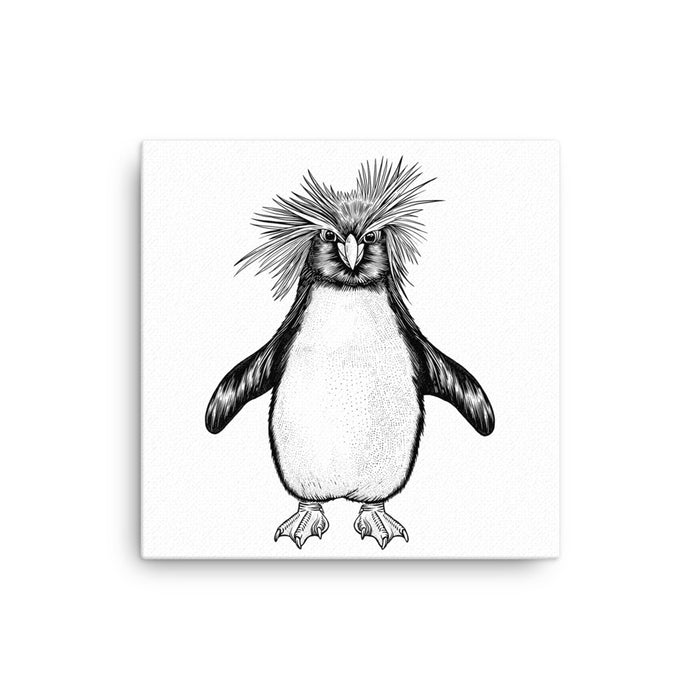 Penguin Bronze Star Canvas