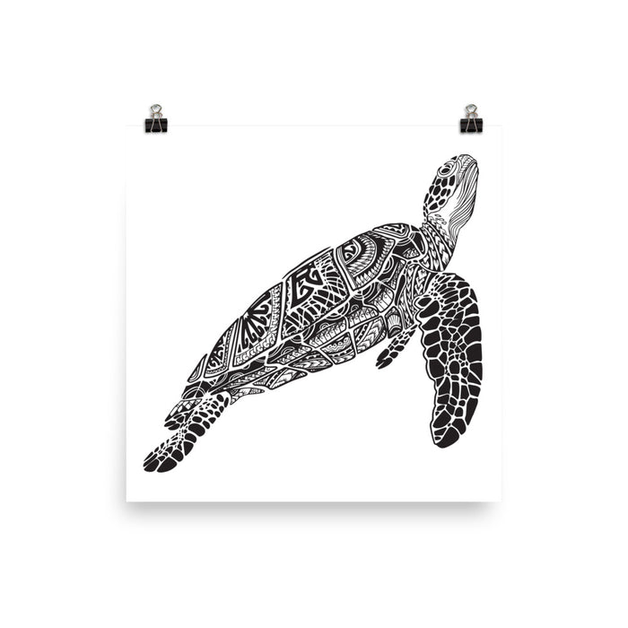 Turtle Bronze Star Poster