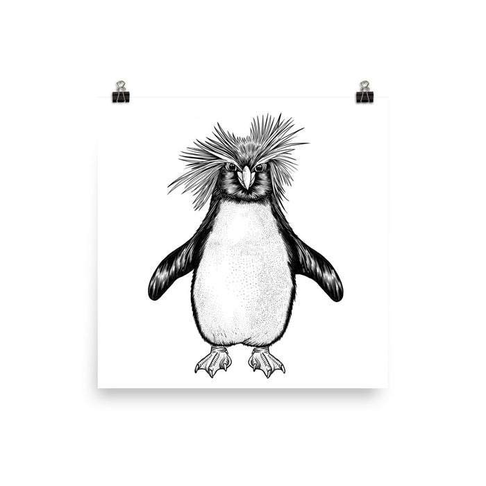 Penguin Bronze Star Poster
