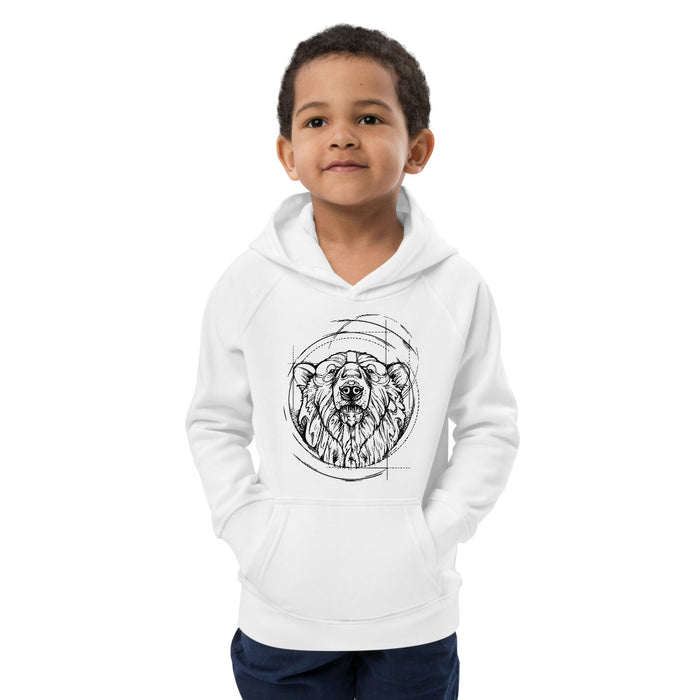 Unisex Polar Bear Gold Star Hoodie - Youth/Toddler