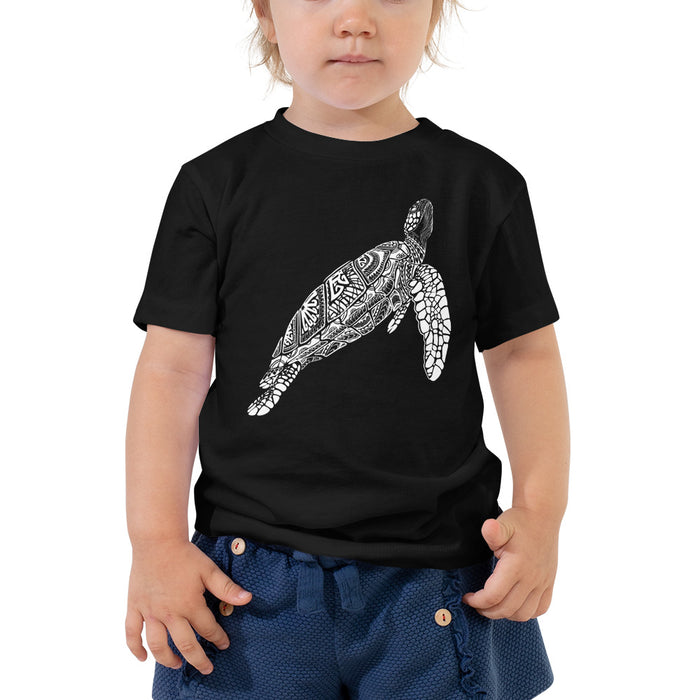 Unisex Turtle Silver Star T-Shirt - Toddler