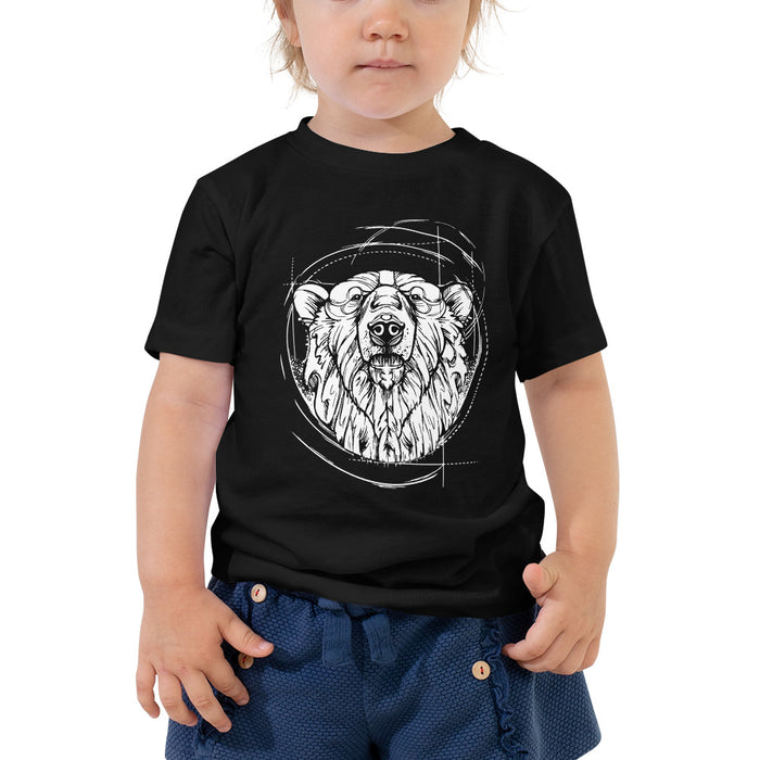 Unisex Polar Bear Silver Star T-Shirt - Toddler