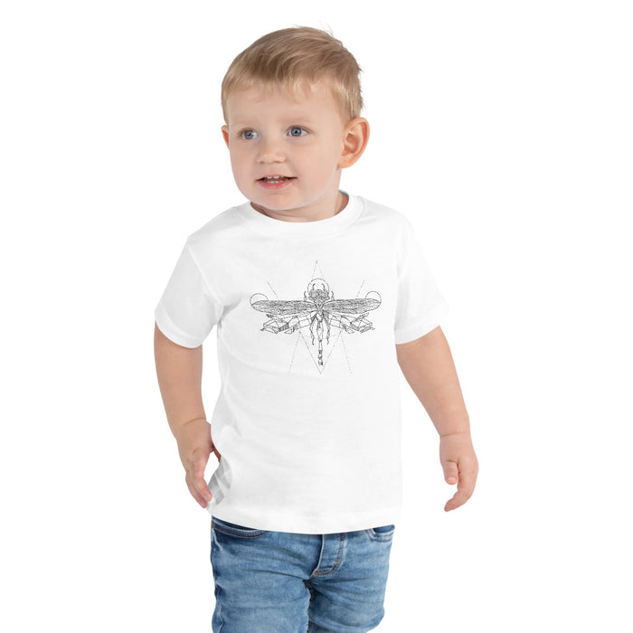 Unisex Dragonfly Silver Star T-Shirt - Toddler