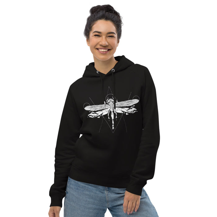 Unisex Dragonfly Gold Star Hoodie - Adult