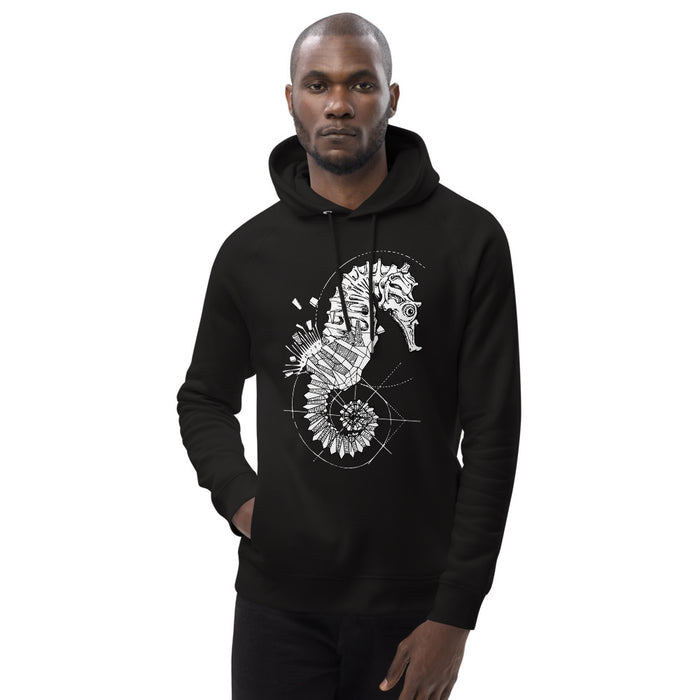 Unisex Seahorse Gold Star Hoodie - Adult