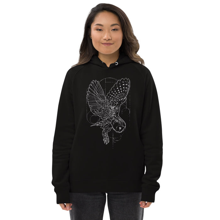 Unisex Owl Gold Star Hoodie - Adult