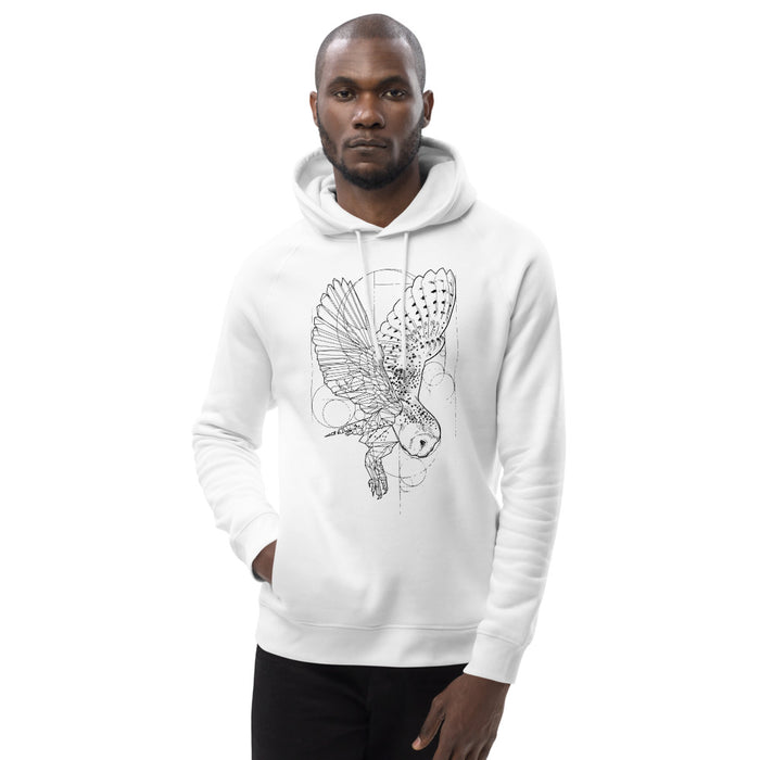Unisex Owl Gold Star Hoodie - Adult
