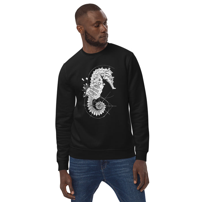 Unisex Seahorse Gold Star Sweatshirt - Adult