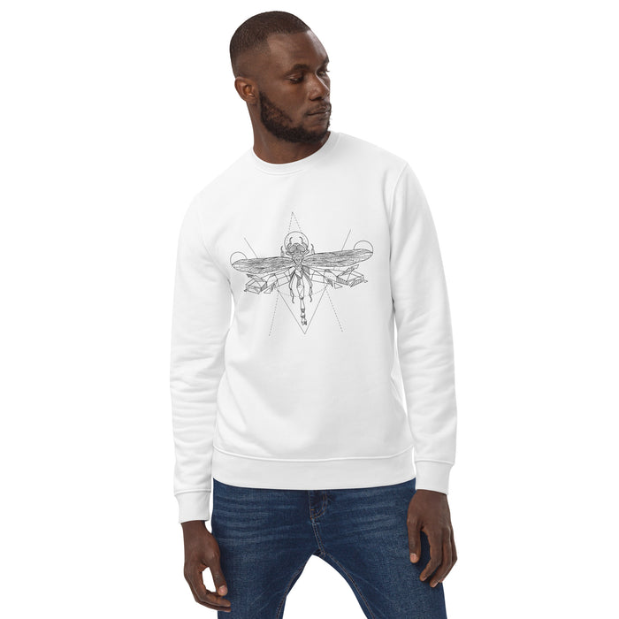 Unisex Dragonfly Gold Star Sweatshirt - Adult