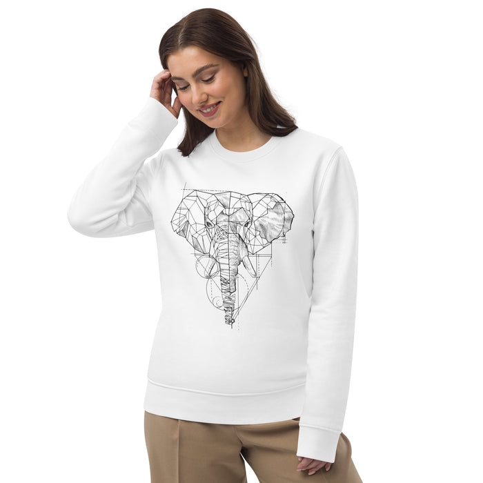 Unisex Elephant Gold Star Sweatshirt - Adult