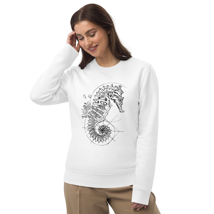 Unisex Seahorse Gold Star Sweatshirt - Adult