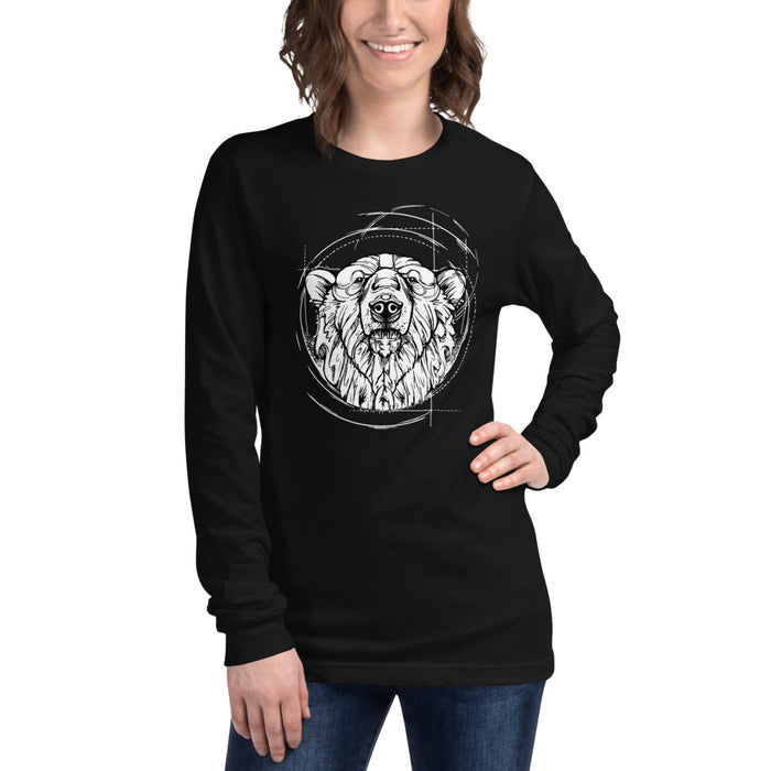 Unisex Polar Bear Silver Star Long-Sleeve - Adult