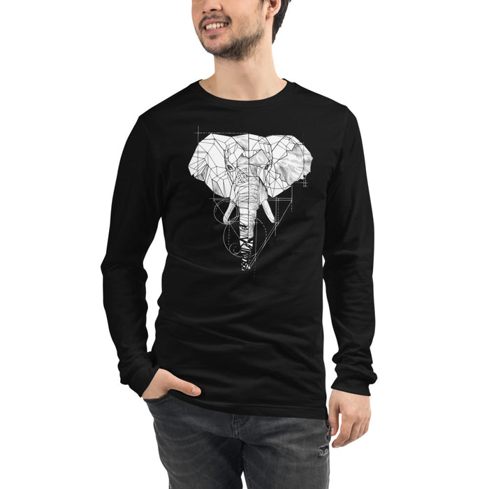 Unisex Elephant Silver Star Long-Sleeve - Adult