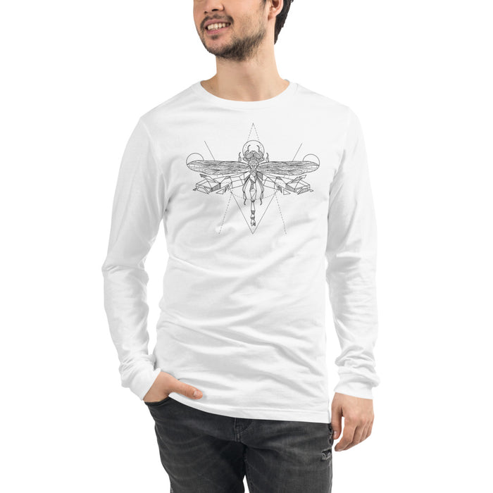 Unisex Dragonfly Silver Star Long-Sleeve - Adult