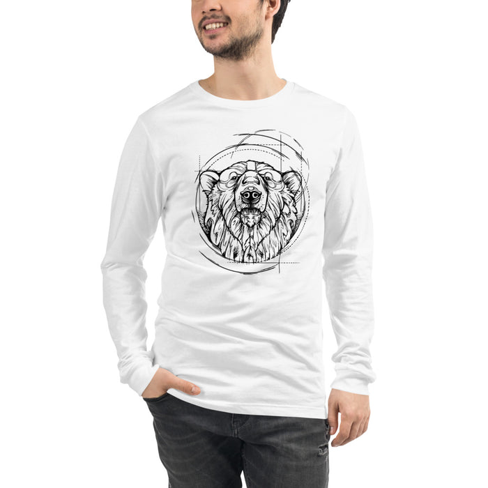 Unisex Polar Bear Silver Star Long-Sleeve - Adult