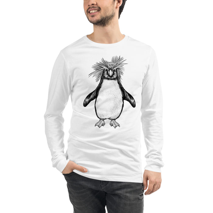 Unisex Penguin Silver Star Long-Sleeve - Adult