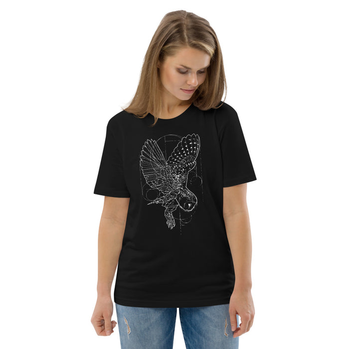 Unisex Owl Gold Star T-Shirt - Adult