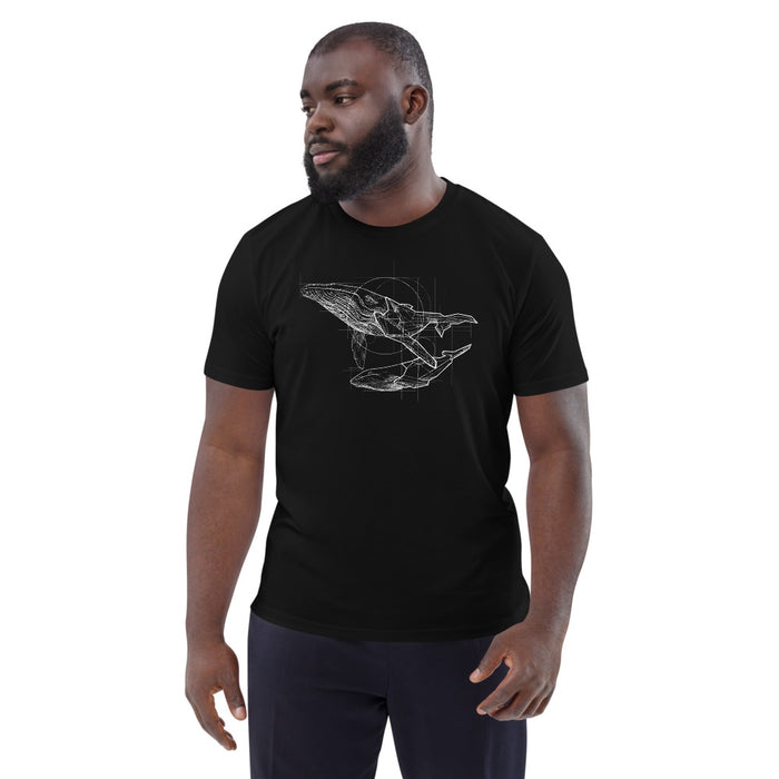 Unisex Whale Gold Star T-Shirt - Adult