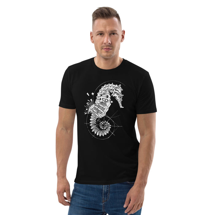 Unisex Seahorse Gold Star T-Shirt - Adult