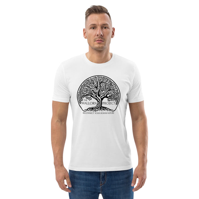 The Mallorn Project® Black/White Logo Unisex Gold Star T-Shirt - Adult
