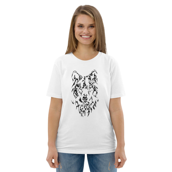 Unisex Wolf Gold Star T-Shirt - Adult
