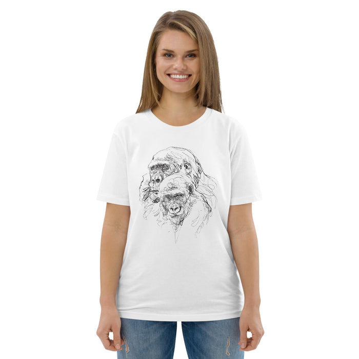 Unisex Gorilla Gold Star T-Shirt - Adult