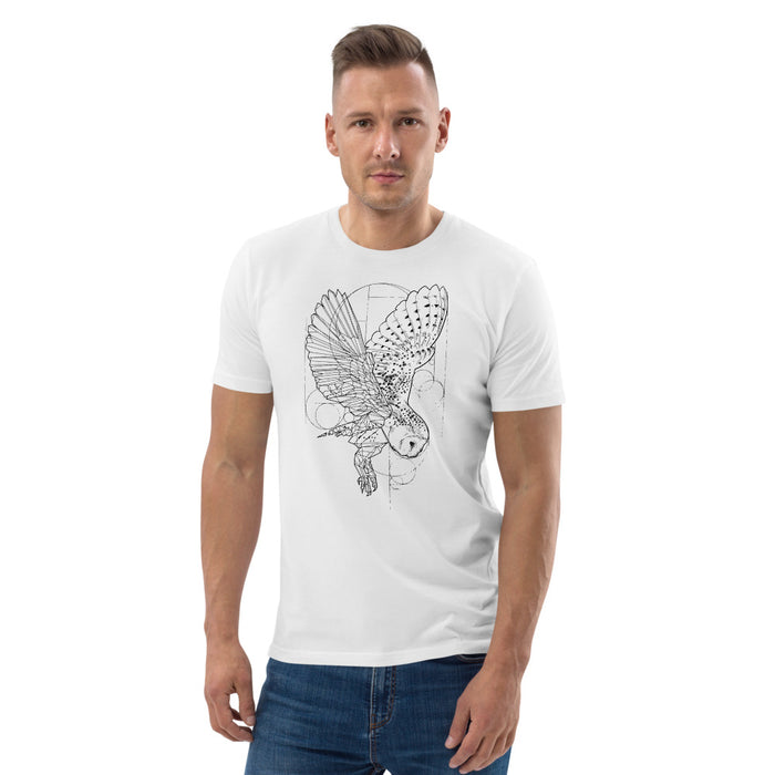 Unisex Owl Gold Star T-Shirt - Adult