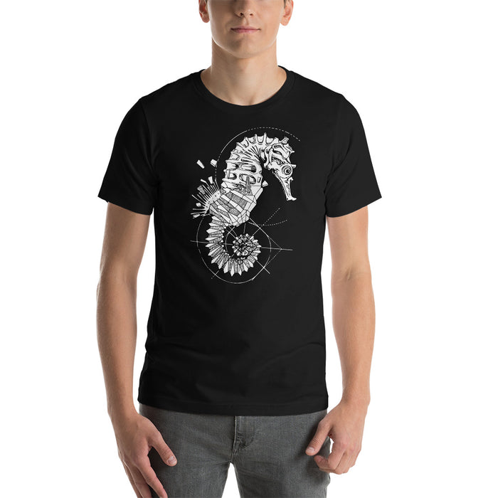 Unisex Seahorse Silver Star T-Shirt - Adult
