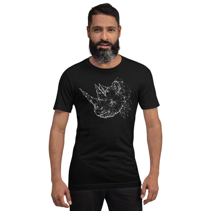 Unisex Rhino Silver Star T-Shirt - Adult