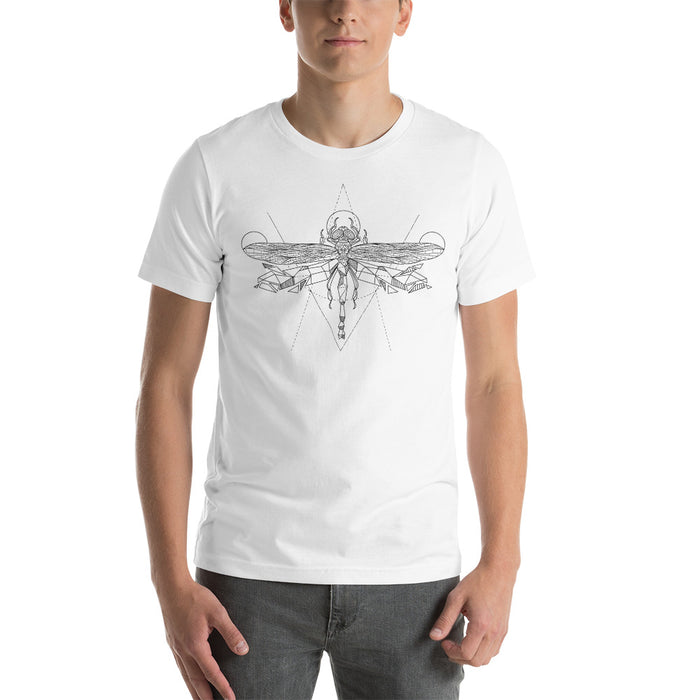 Unisex Dragonfly Silver Star T-Shirt - Adult
