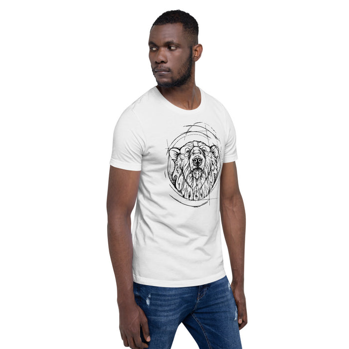 Unisex Polar Bear Silver Star T-Shirt - Adult