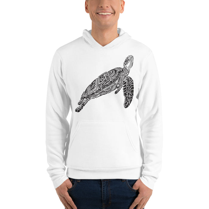 Unisex Turtle Silver Star Hoodie - Adult