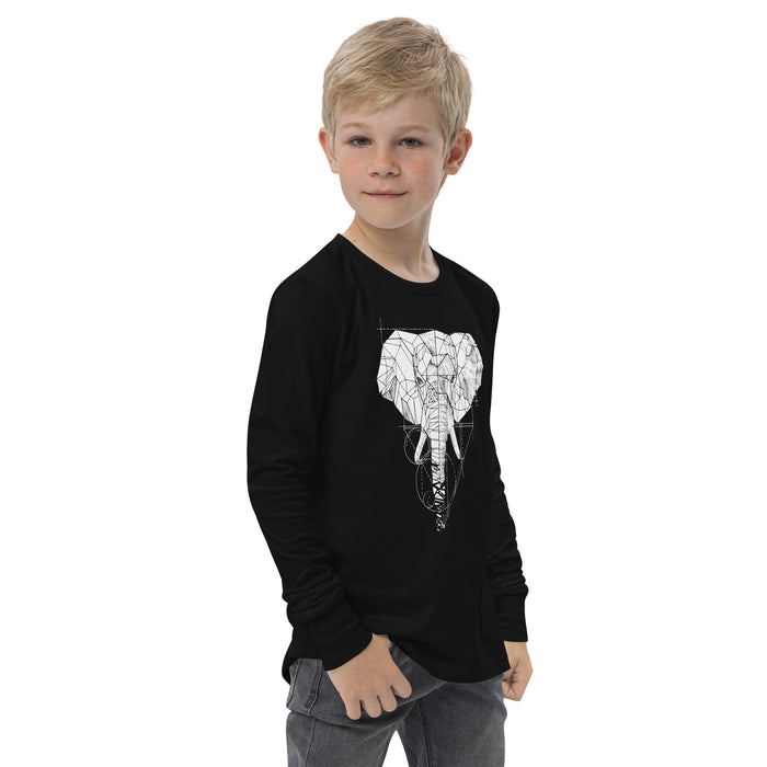 Unisex Elephant Silver Star Long-Sleeve - Youth