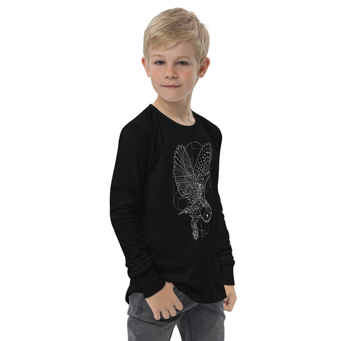 Unisex Owl Silver Star Long-Sleeve - Youth