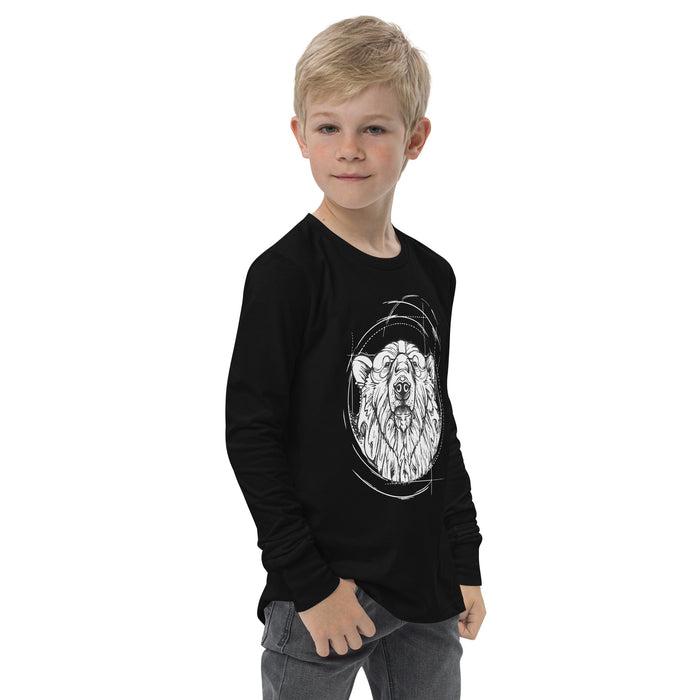 Unisex Polar Bear Silver Star Long-Sleeve - Youth