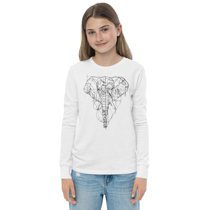 Unisex Elephant Silver Star Long-Sleeve - Youth