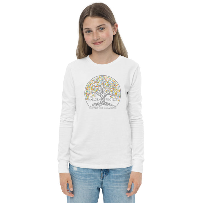 The Mallorn Project® Colour Logo Unisex Silver Star Long-Sleeve - Youth