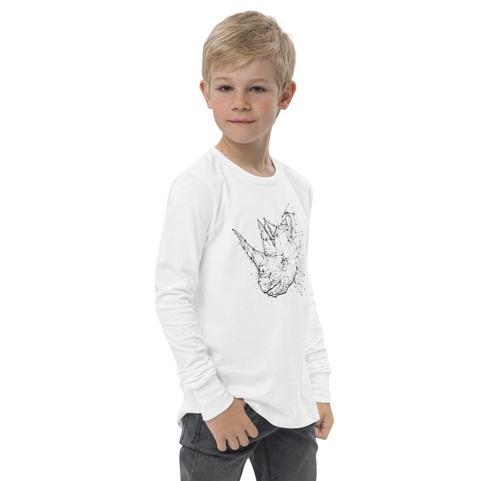 Unisex Rhino Silver Star Long-Sleeve - Youth