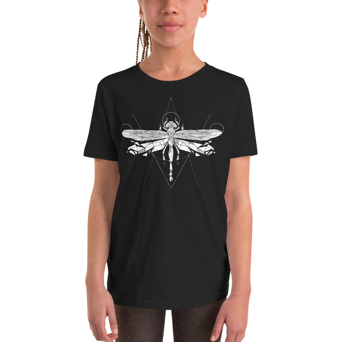 Unisex Dragonfly Silver Star T-Shirt - Youth