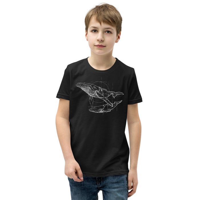 Unisex Whale Silver Star T-Shirt - Youth
