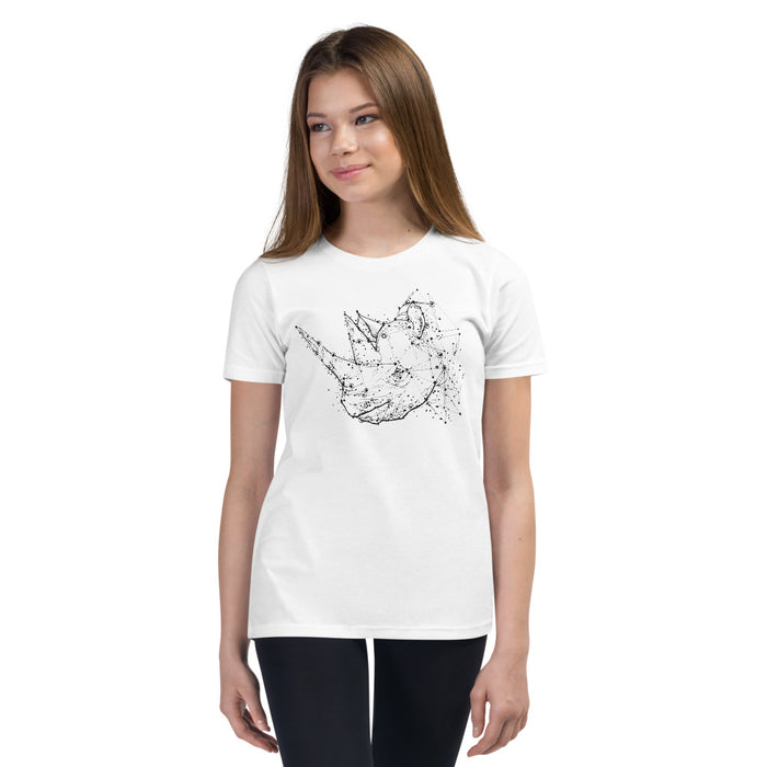 Unisex Rhino Silver Star T-Shirt - Youth