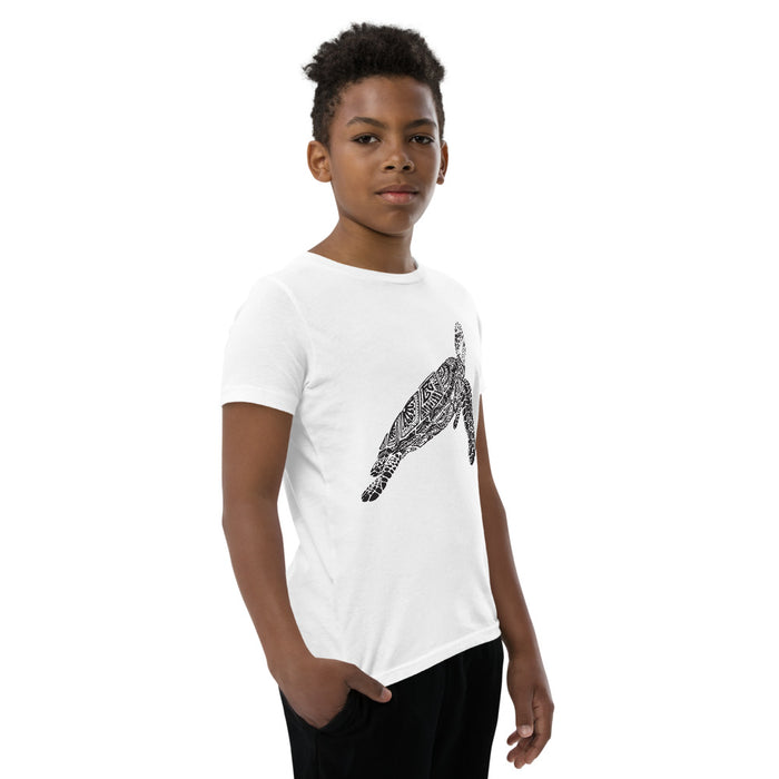 Unisex Turtle Silver Star T-Shirt - Youth