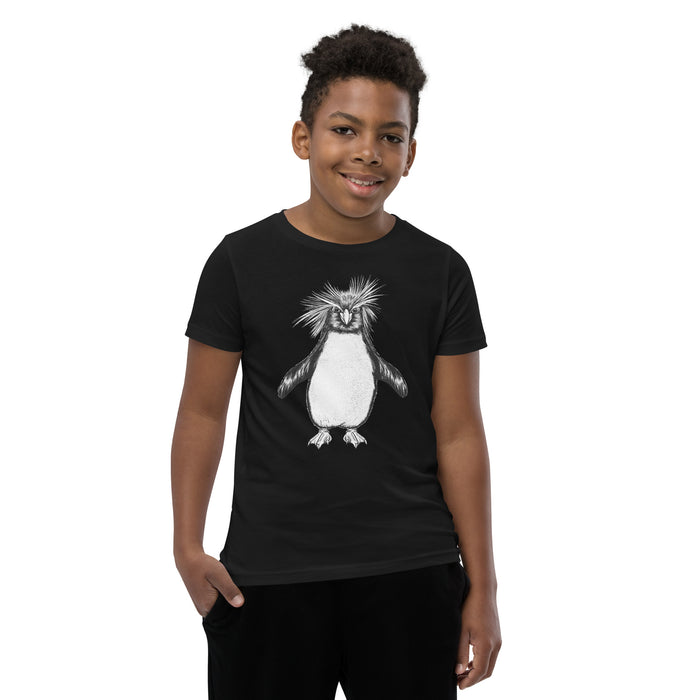 Unisex Penguin Silver Star T-Shirt - Youth